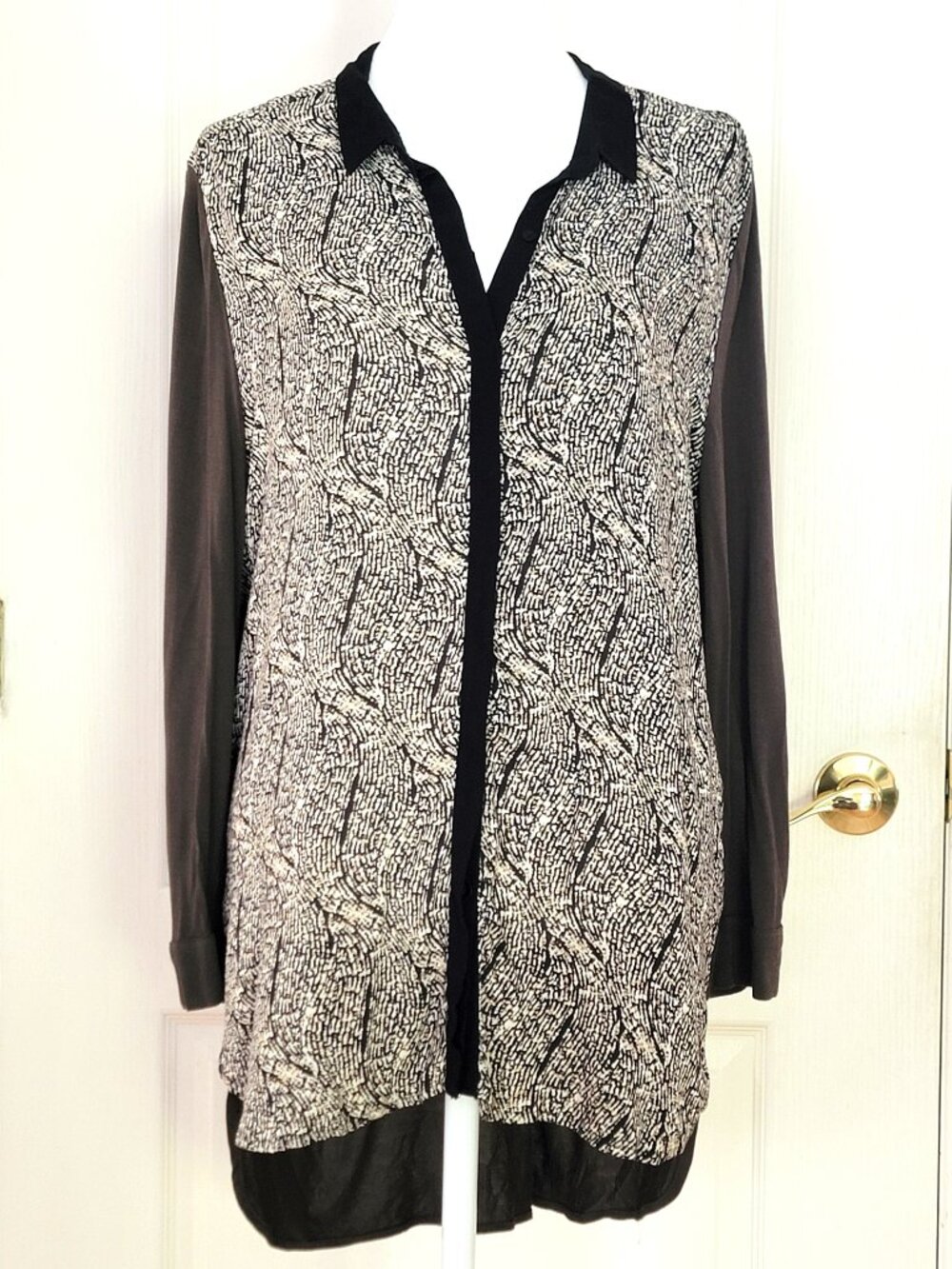 H & M PRINT COTTON SKIRT